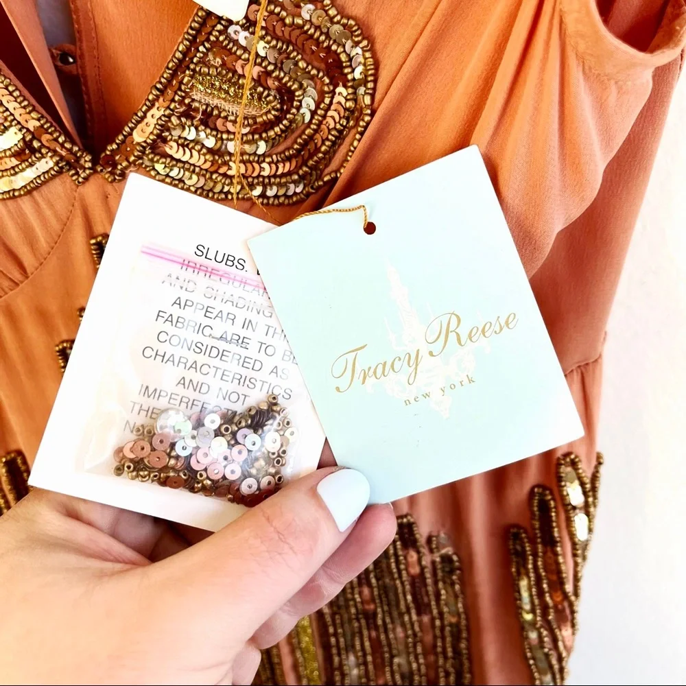 Tracy Reese Beaded Silk Tank Blouse NWT - Picture 12 of 14